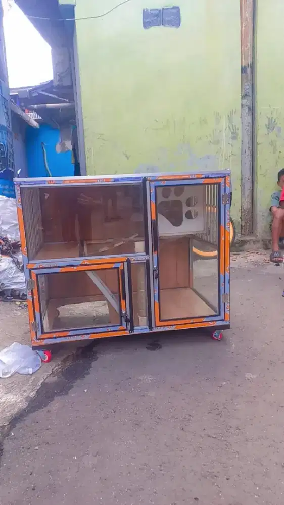 Kandang Kucing 1 Pintu Medium