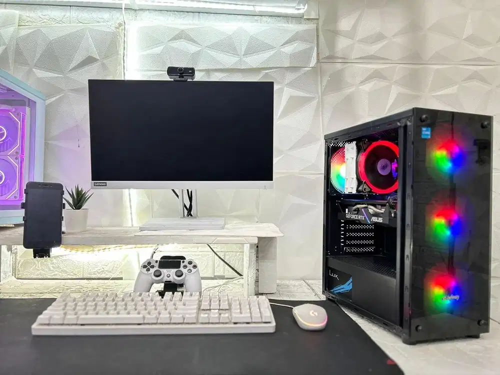PC i3 12100F Gtx 1650 Ram 8Gb Ssd 128Gb Psu 550W Wifi Siap Pakai Kerja