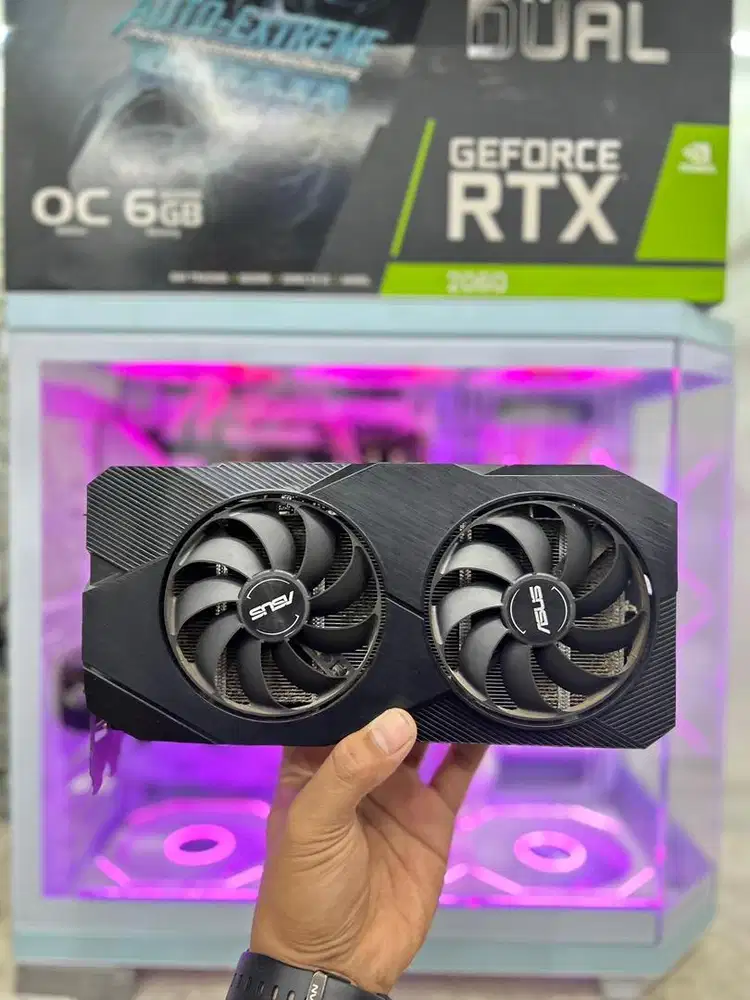 VGA Asus RTX 2060 6GB Fullset Mulus Garansi Siap Pake Lembur