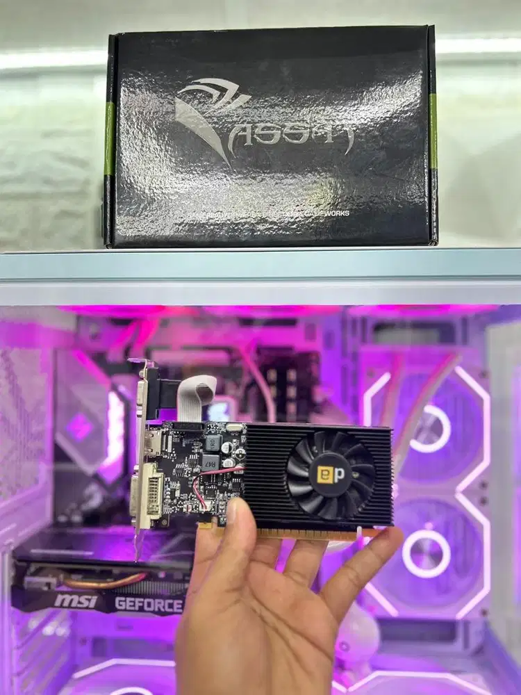 VGA DA Assasin GT730 4GB DDR3 Fullset New Gajadi Pake