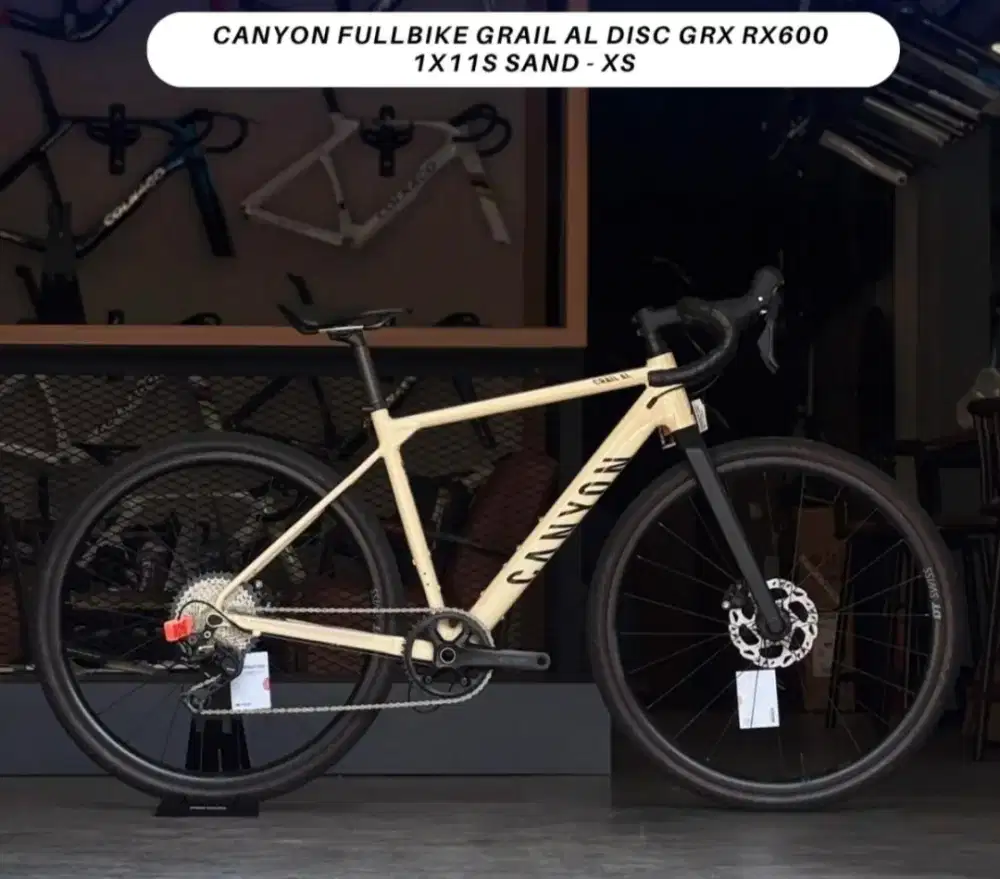 CANYON FULLBIKE GRAIL AL DISC GRX RX600 1X11S SAND - XS