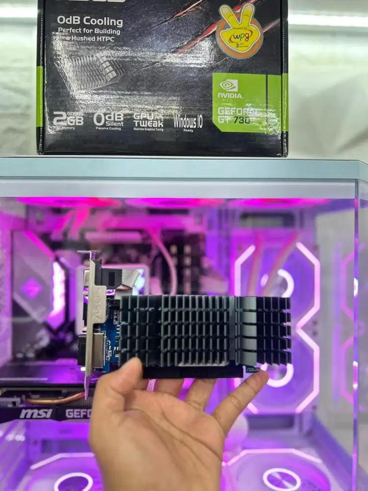 VGA Baru Gajadi Pake ASUS Silent GT730 2GB DDR5 Fullset New