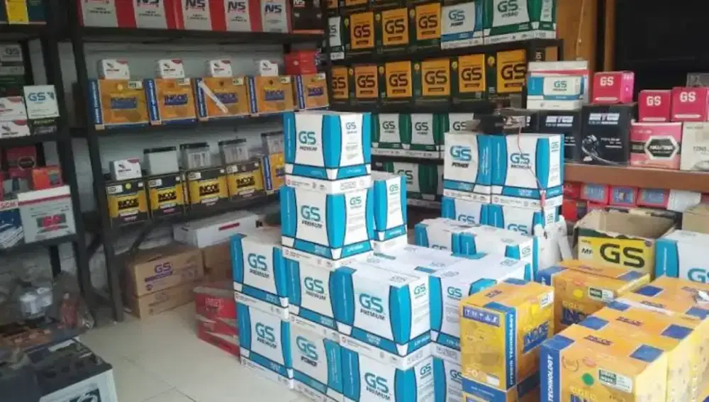 Aki Baru Murah garansi 1th Free Ongkir Gresik dll