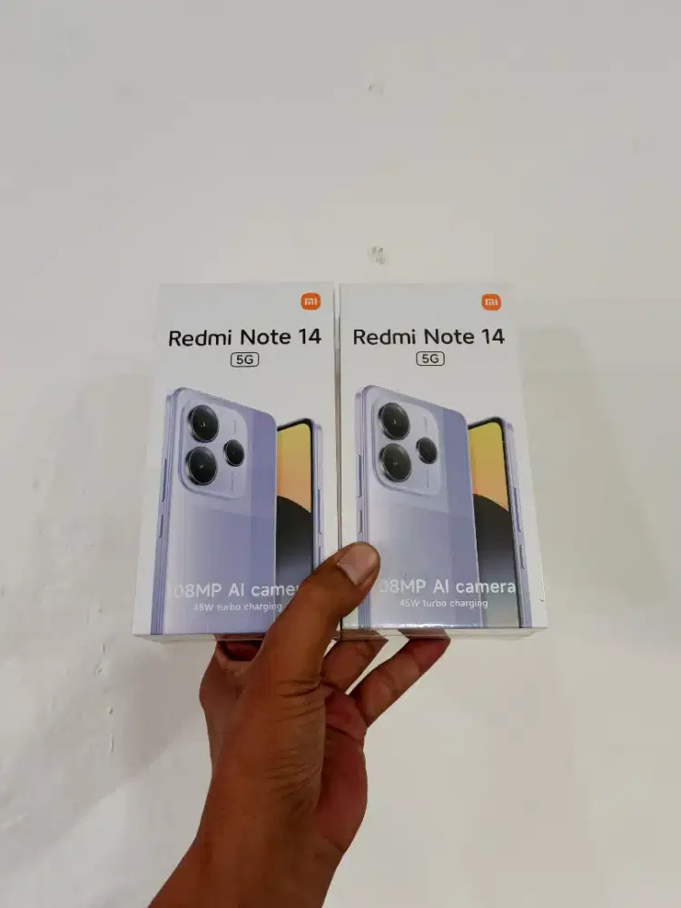 [ Fast respon WA ] Xiaomi Redmi Note 14 5G 8/256 Garasi resmi 15bln