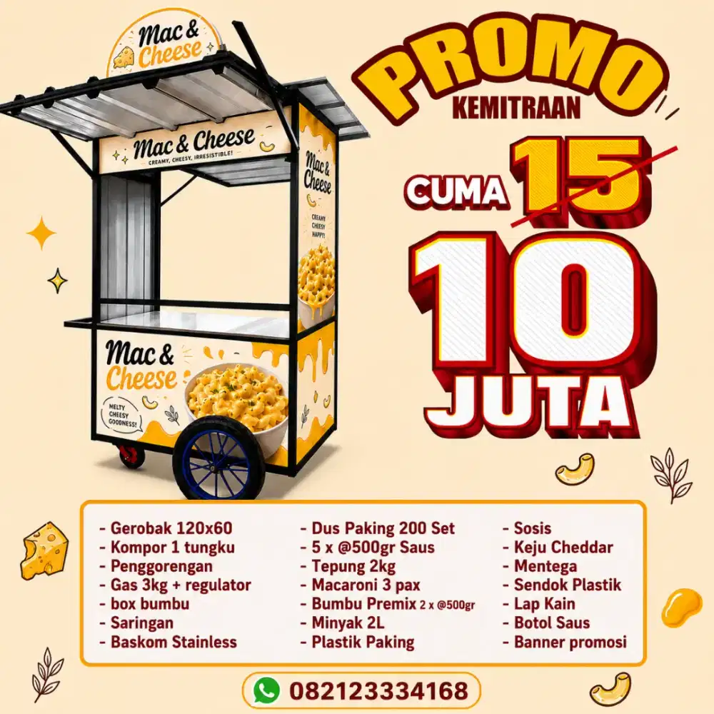 Paket usaha Mac and cheese ayam katsu