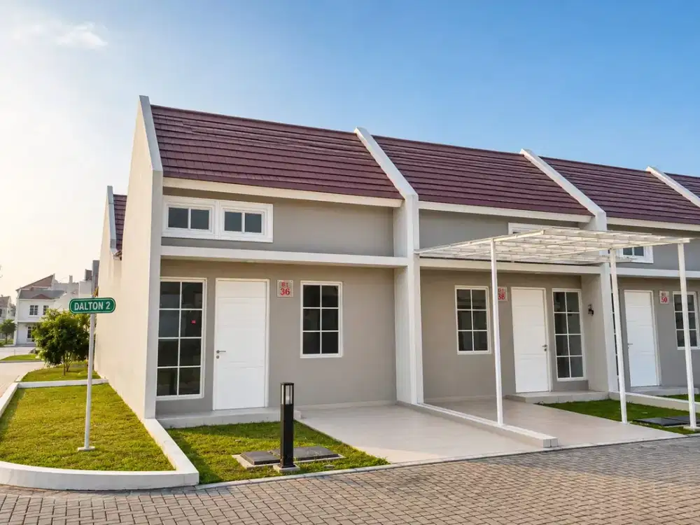 Brand New Rumah 1 Lantai Siap Huni di Cluster Dalton Dekat Stasiun Cisauk