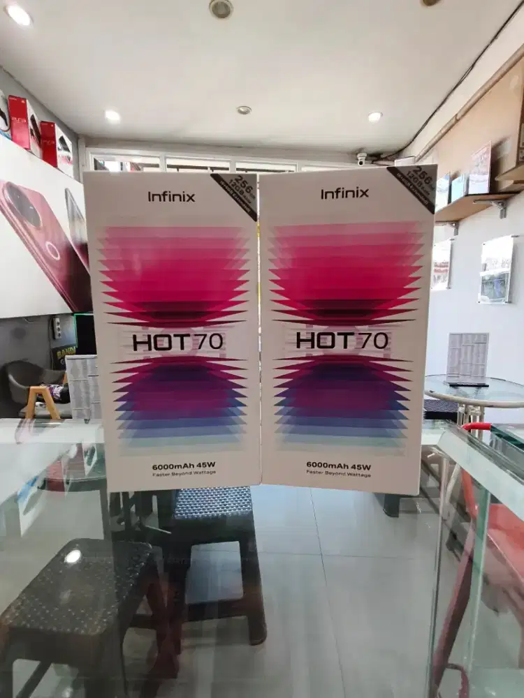 MURAH INFINIX HOT 70 NFC HELIO G100 Ultimate, BATREI 6000mAh