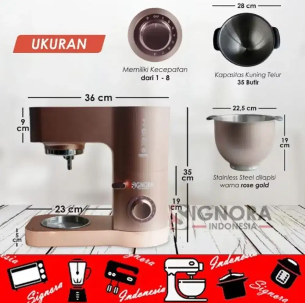 Mixer Signora La Rose Like NEW!!