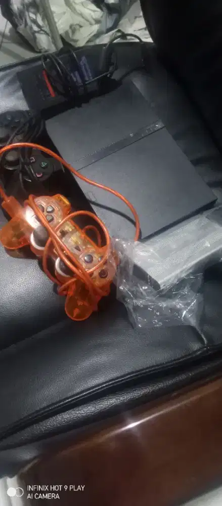 Ps2 slim mulus hardis game banyak stik2