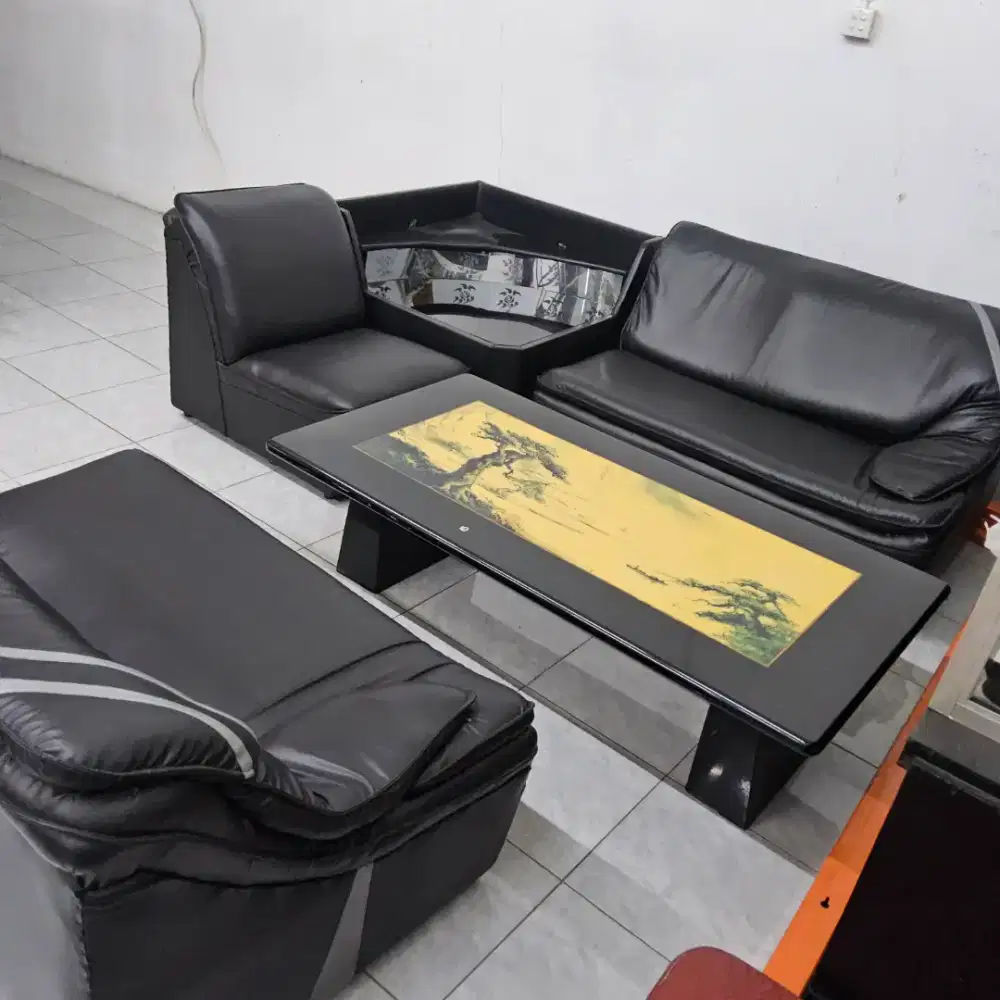Sofa Hitam 1 Set