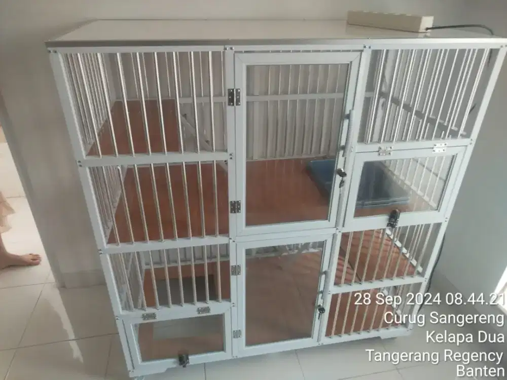 KANDANG KUCING PLAYGROUND 2 PINTU