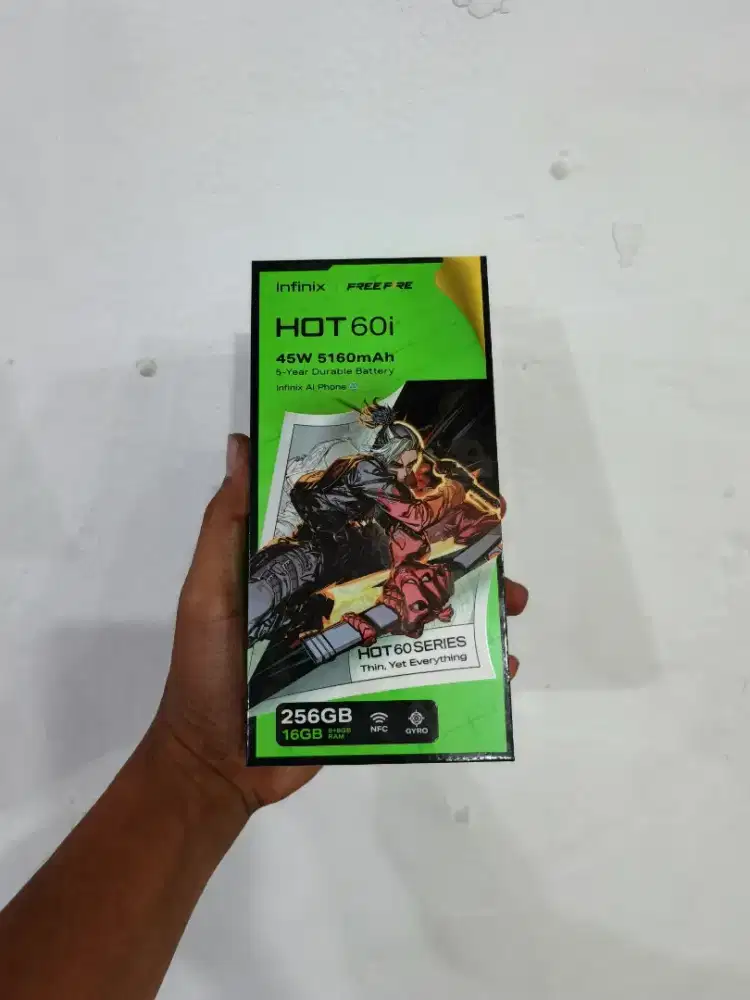 [Fast respon WA] Infinix Hot 60i NFC 8+8/256 Garansi resmi 1thn
