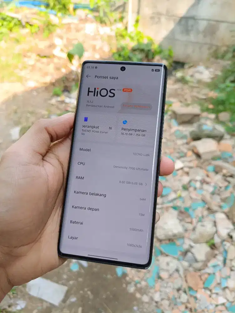 Tecno Pova curve 5G