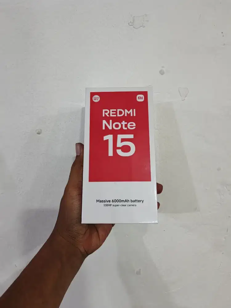 [ Fast respon WA ] Xiaomi Redmi Note 15 8/256 Garansi resmi 15bln