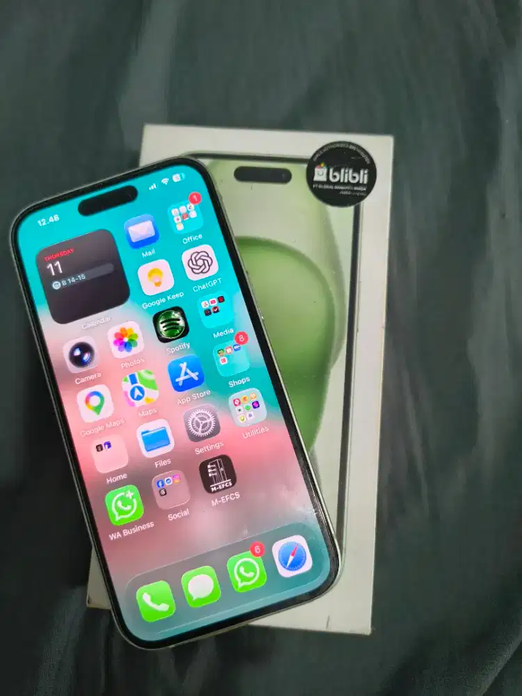 Iphone 15 128gb green no minus