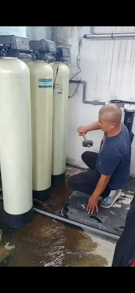Perlengkapan filter air untuk kamar mandi