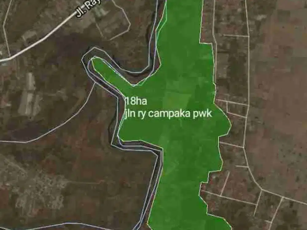 Dijual Tanah Sadang Subang Pinggir Jalan Raya Murah