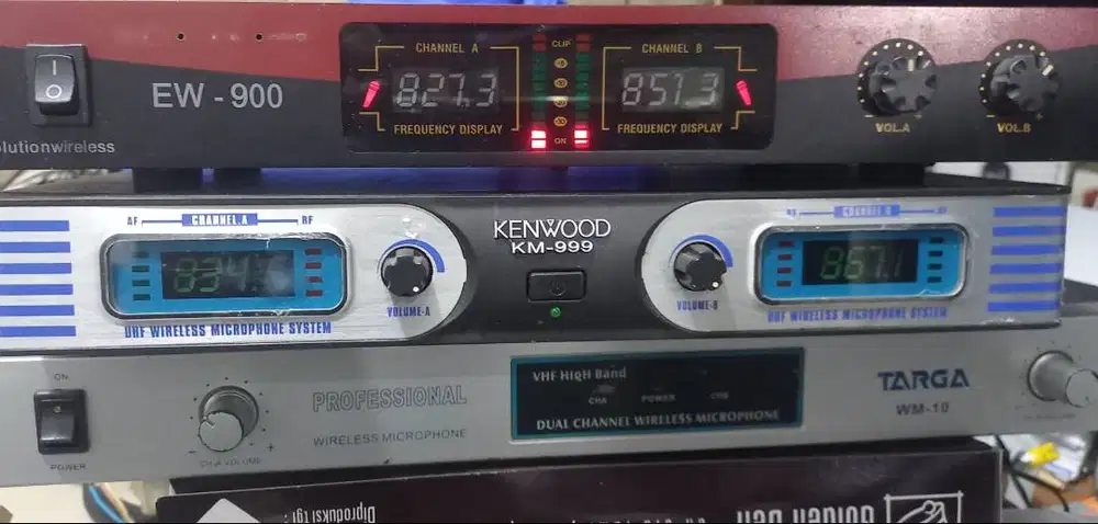 ReceiverKenwood KM-999,BMB WM-800 danRexonPro RWM-8866USA,baca Deskrip