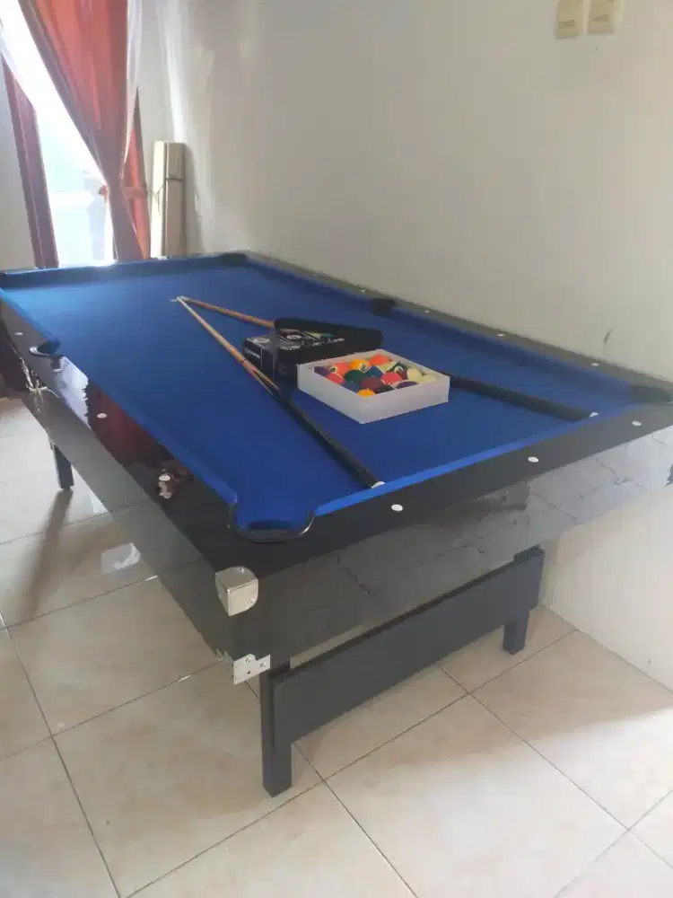 Meja billiard baru 7 feet ( kaki lipat )