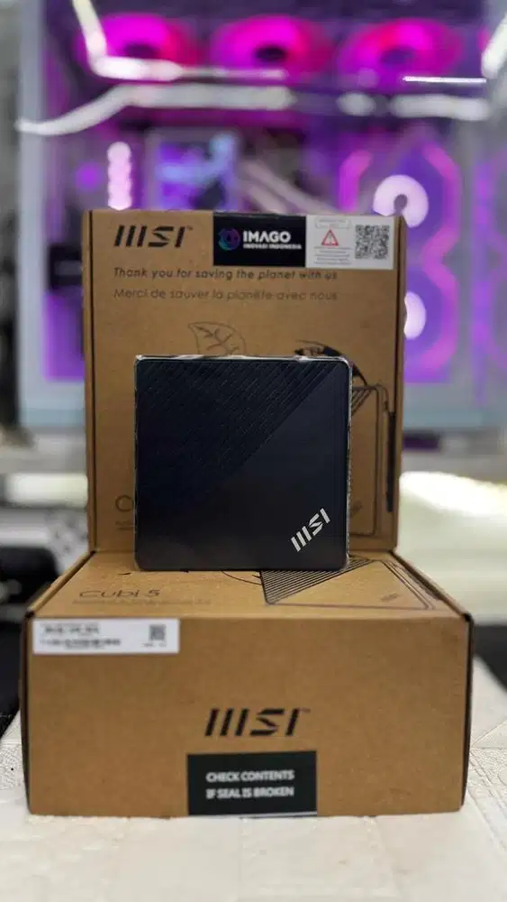 Mini PC MSI MINI CUBI 5 1M Core 3 100U Barebone DDR5 New Box 4,3 jt