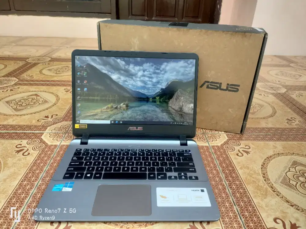 Asus Vivobook A407M Celeron N4000 SSD+Hardisk 500 GB Eksternal