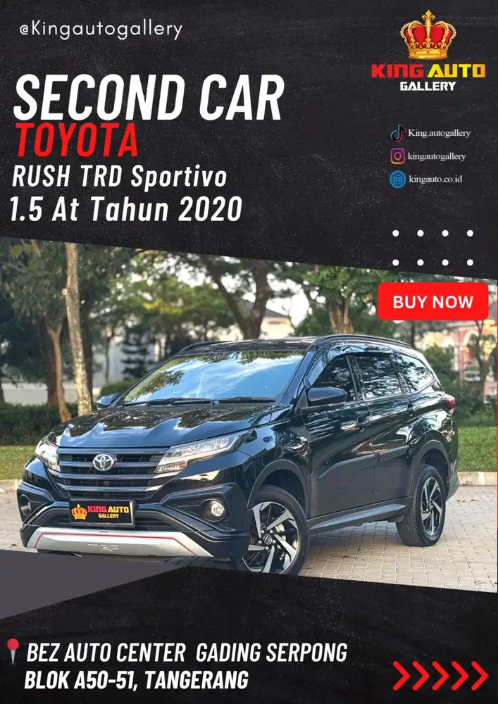 Toyota Rush S TRD Sportivo 1.5 at 2020 Hitam