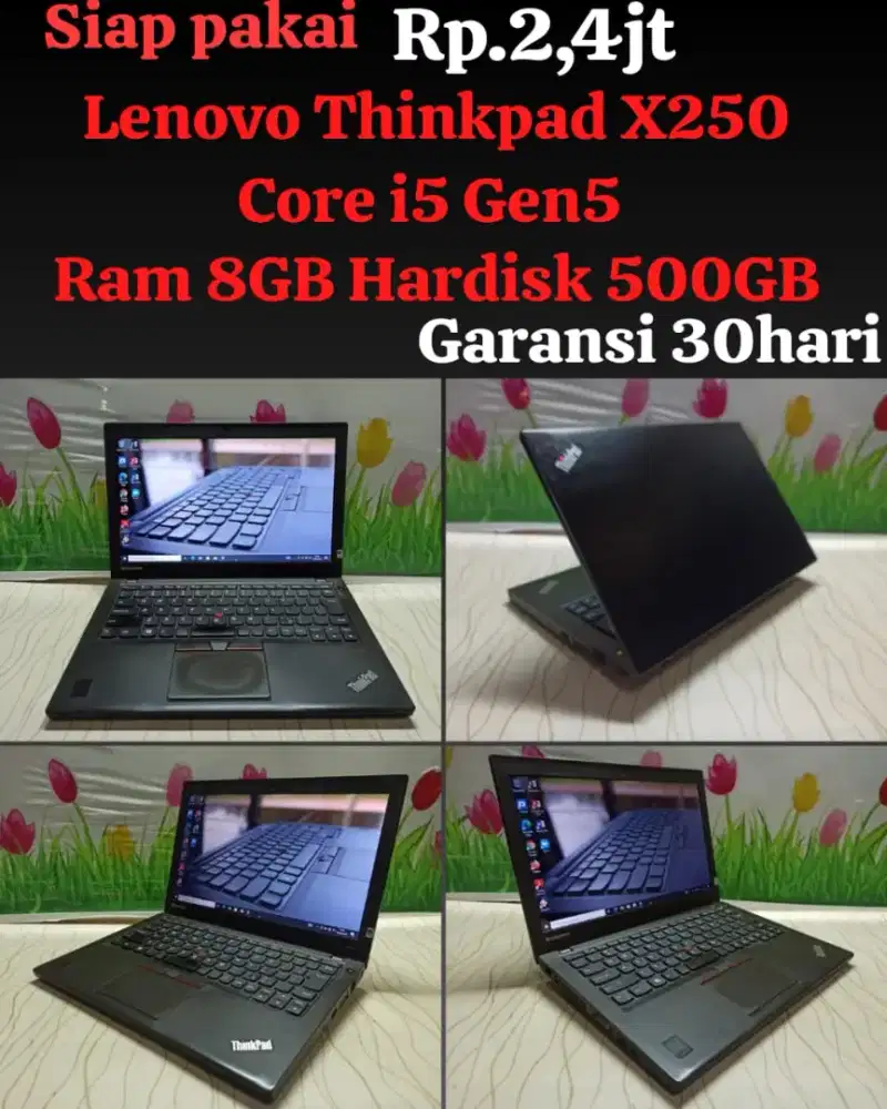 Lenovo Thinkpad X250 Core i5 Gen5 /Ram 8GB/ hdd 500GB