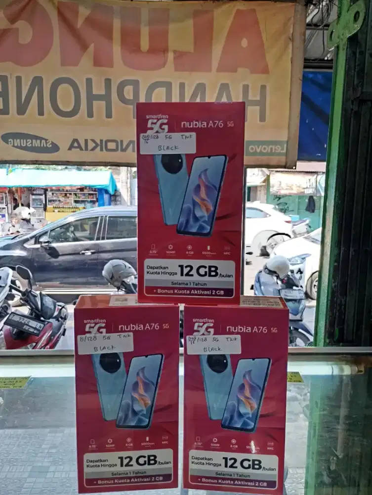 NUBIA A76 5G NFC RAM TOTAL 16GB / 128GB