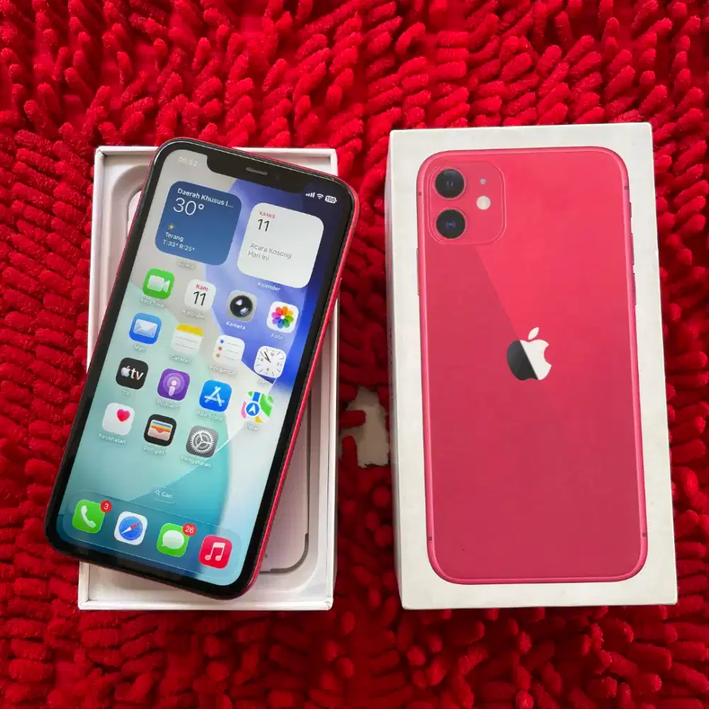 IPhone 11 128GB Lengkap Jaringan all Operator