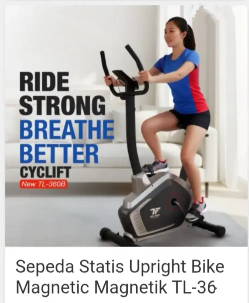 Sepeda Statis Upright Bike Magnetic Magnetik TL-360B