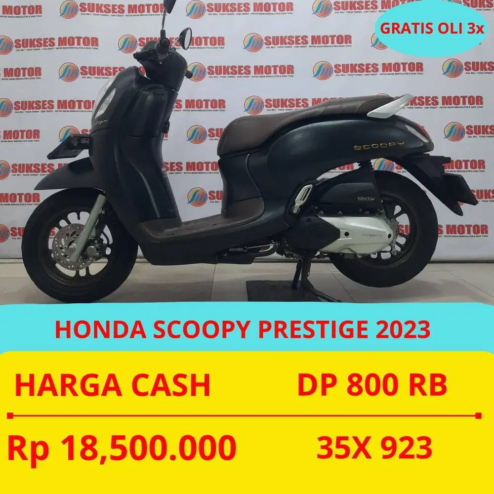 HONDA SCOOPY PRESTIGE 2023 DP MURAH 800 RIBU GUYS