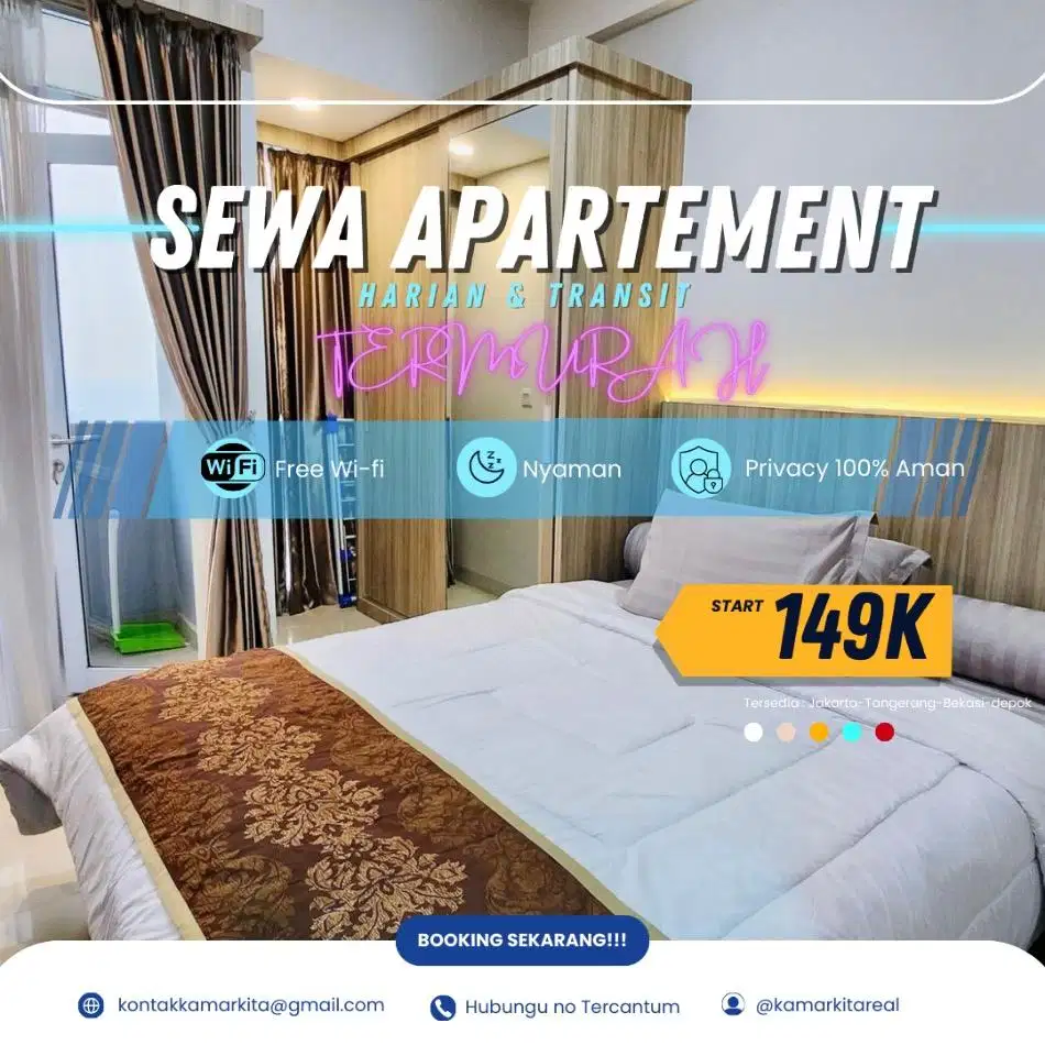Disewakan Apartemen Jakarta Sentra Timur Pulogebang Herian/Transit