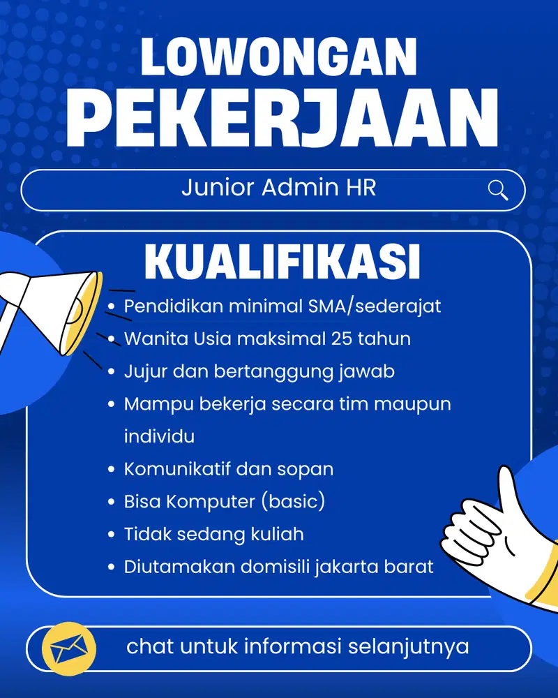 ADMIN JUNIOR SEGERA !!!