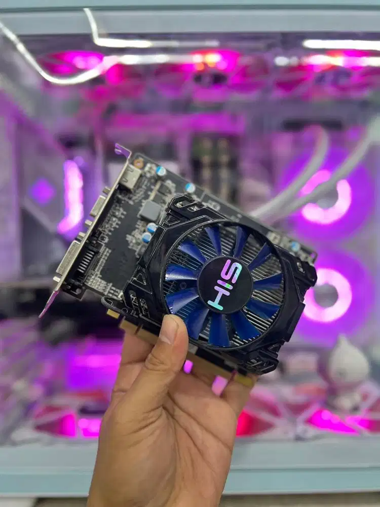 VGA HIS Radeon R7 250 2GB DDR5 128Bit Singgle Fan OC Mulus Like New