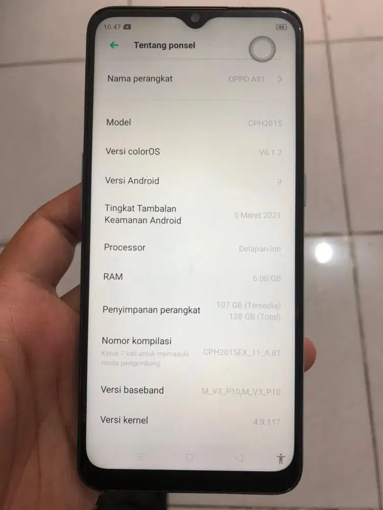 oppo a31 warna green
