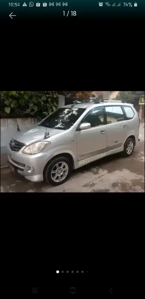 Toyota Avanza type : S (Sport) 1.500 cc M/T 2009 Pribadi Full Variasi