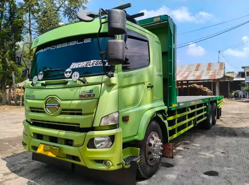 Hino FL 260 JW Losbak 2018