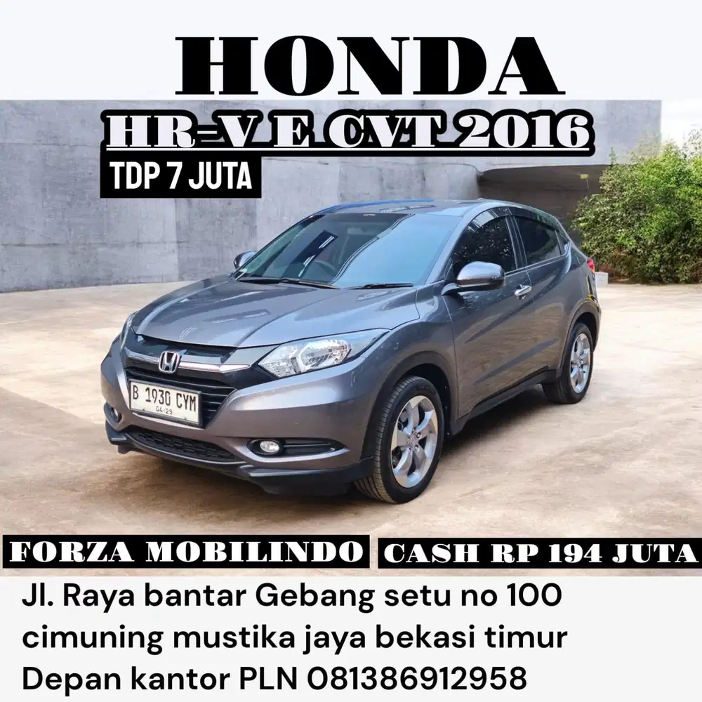 HRV E CVT 2018 DP 7 juta