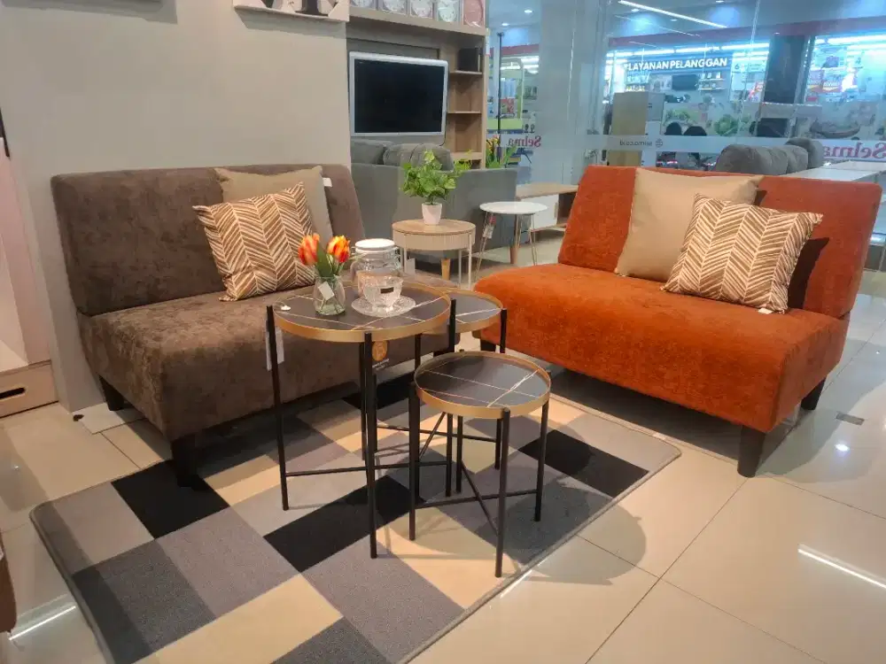 SET SOFA DAN MEJA TAMU MINIMALIS 3JT AN CICIL 0%