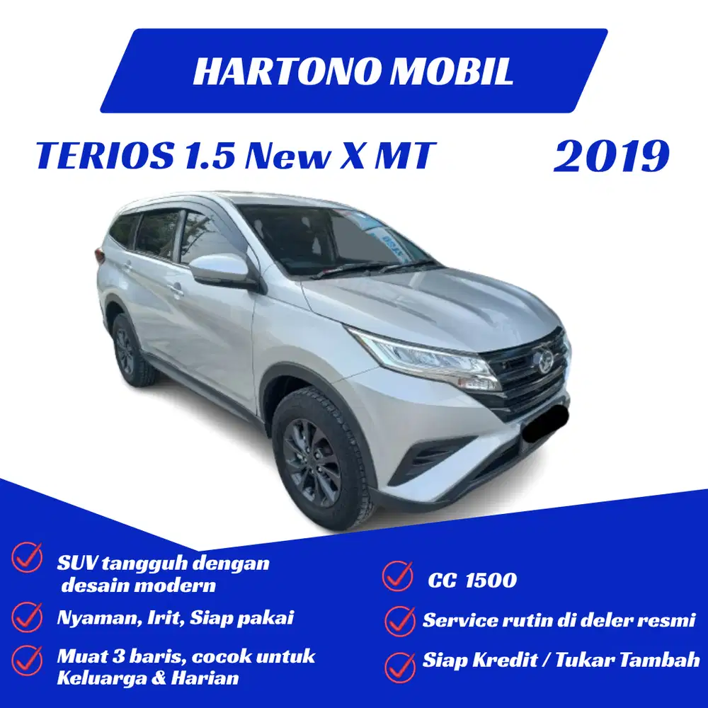 Terios 1.5 X MT 2019