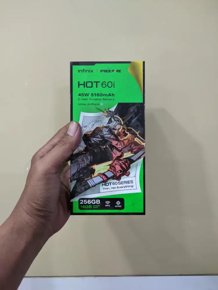 [ Fast respon WA ] Infinix Hot 60i NFC 8+8/256 Garansi resmi 1thn