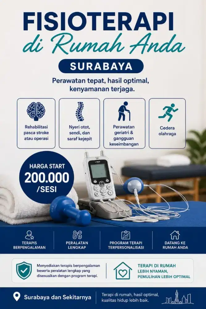 FISIOTERAPI HOMECARE / VISIT AREA SURABAYA SIDOARJO