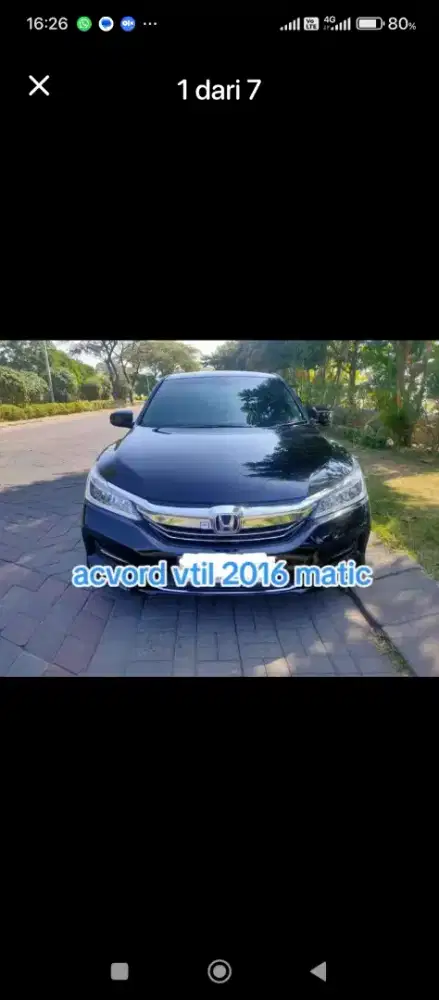 Honda Accord VTI-L 2016