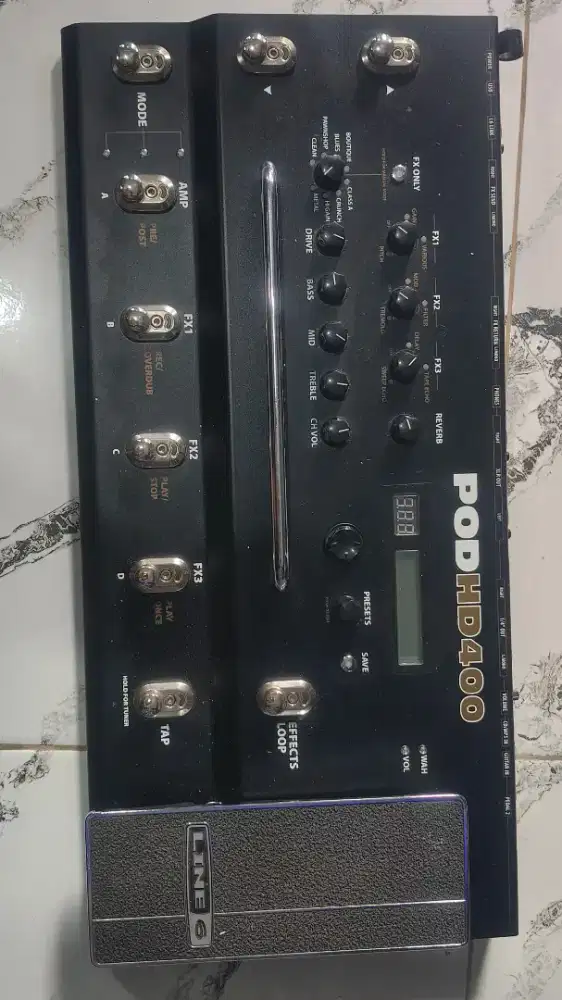 Efek original Line six pod hd 400