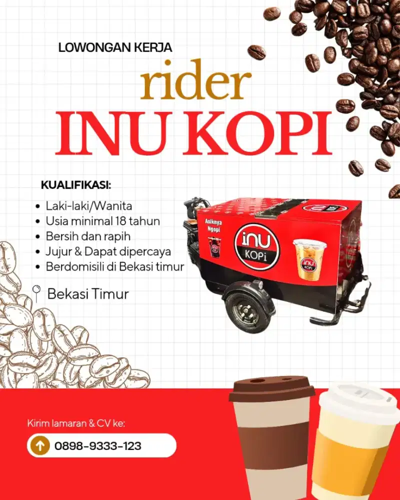 Lowongan kerja roder kopi keliling