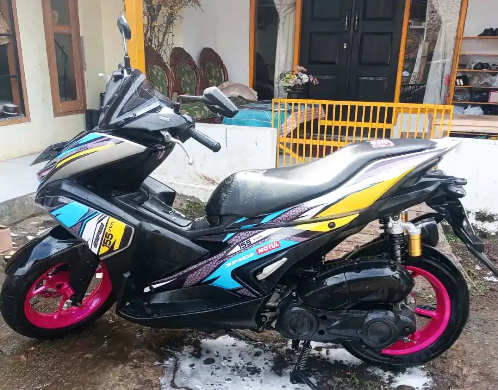Jual Aerox 2018 Komplit Mulus