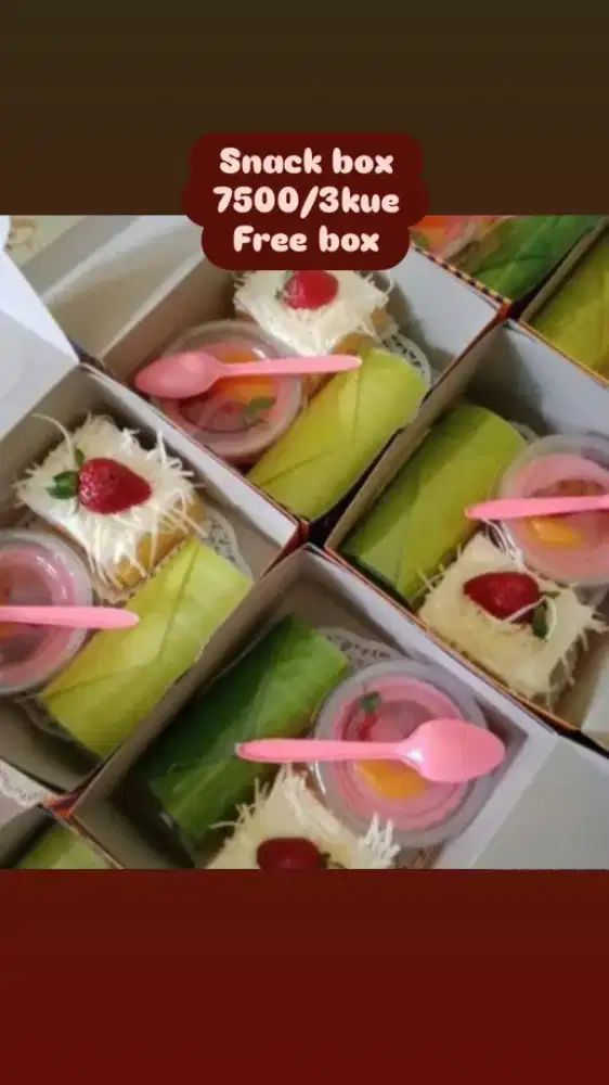 Snack box untuk acara kantor atau hajatan