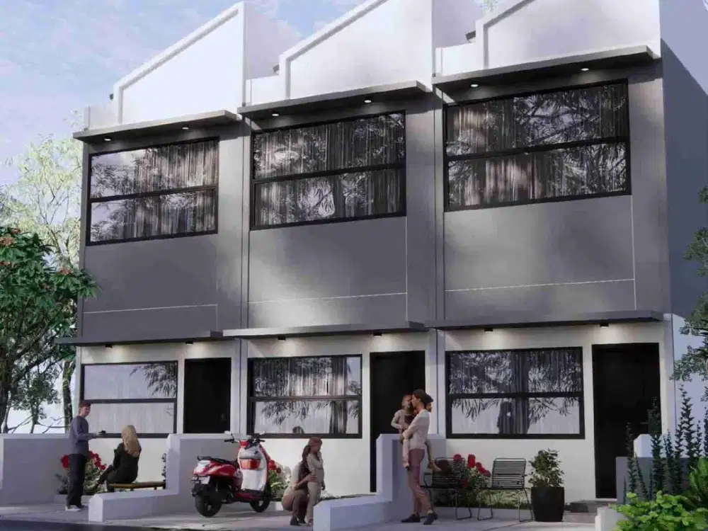 Rumah Baru Murah Dan Cantik 2 Lantai Di Jln Kamboja  Utan Kayu Jakarta Timur