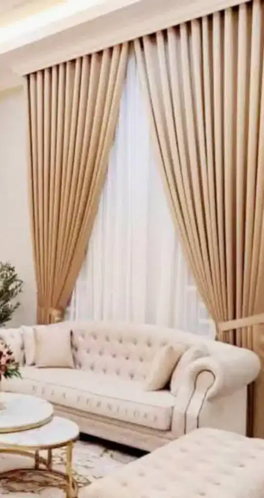 Gorden tirai rumah minimalis kantor dan hotel costum