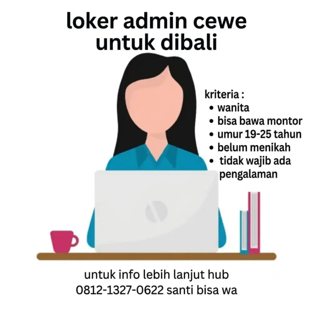 LOWONGAN KERJA ADMIN WANITA AREA UNGASAN BALI